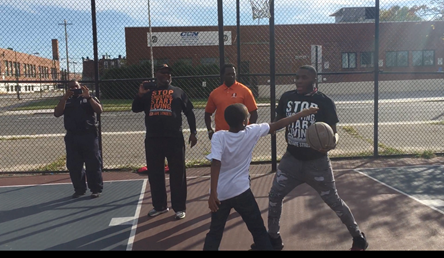 DLOW Visits with Baltimore residents at BCHD Violence Prevention Event